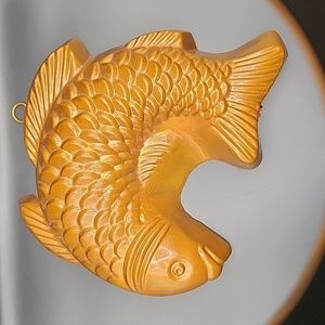 Antique Copper Fish Mold